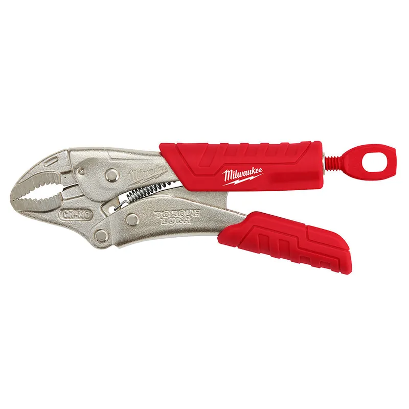 Milwaukee Electric 5" Torque Lock Curved Jaw Locking Pliers With Grip - MLW-48-22-3405