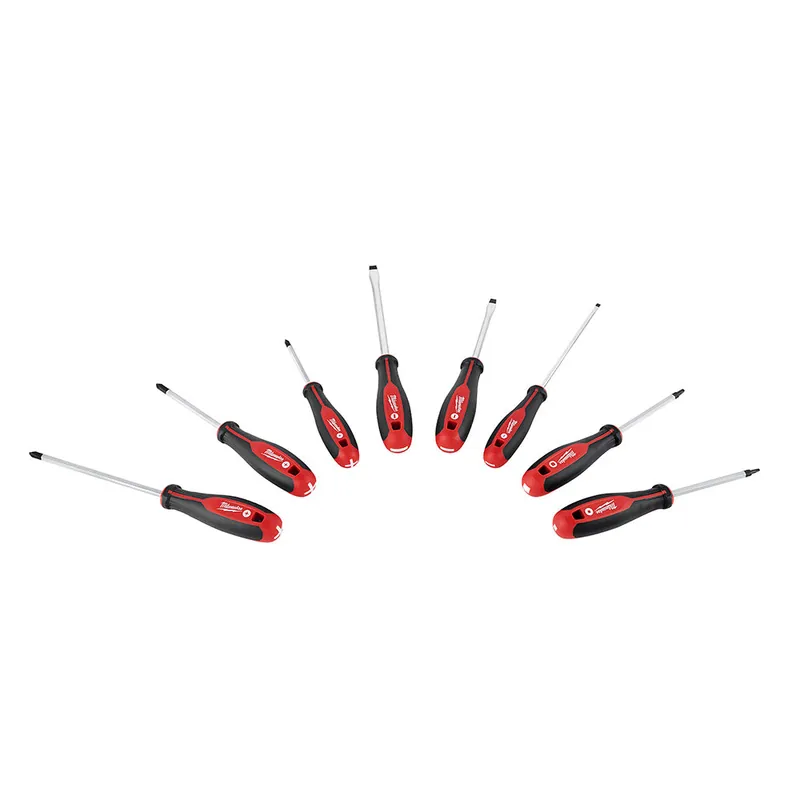 Milwaukee Electric 8-Pc Screwdriver Set W Sq - MLW-48-22-2718