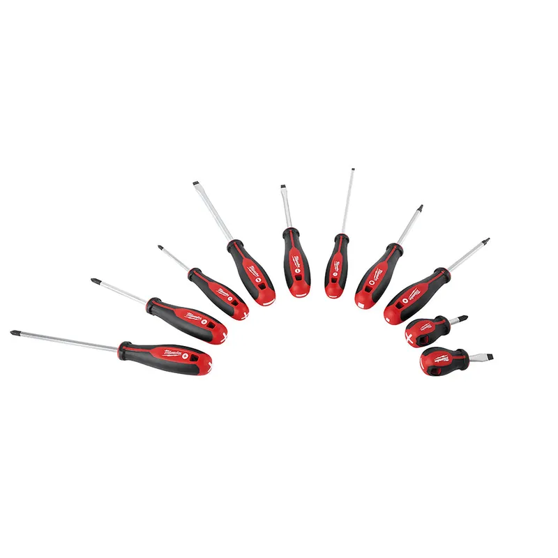 Milwaukee Electric 10 Pc Screwdriver Set - 48-22-2710 - MLW-48-22-2710