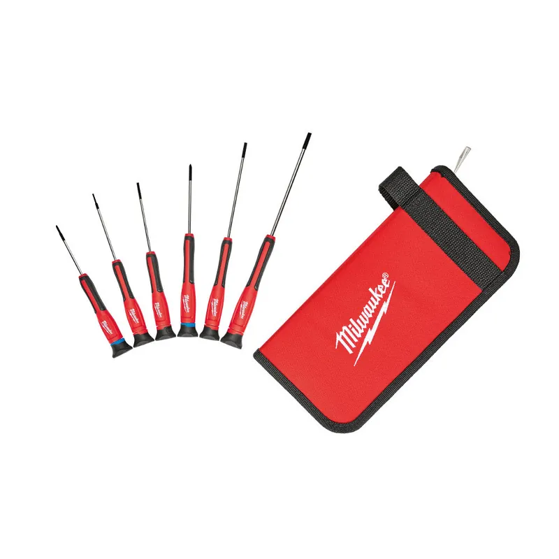 Milwaukee Electric 6Pc Precision Drivers W/ Case - MLW-48-22-2606