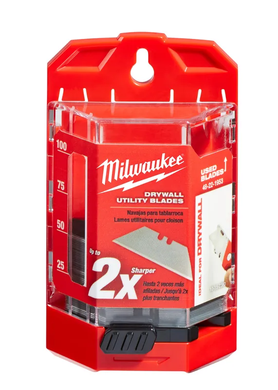 Milwaukee Electric 50Pk Drywall Utility Blades - MLW-48-22-1953