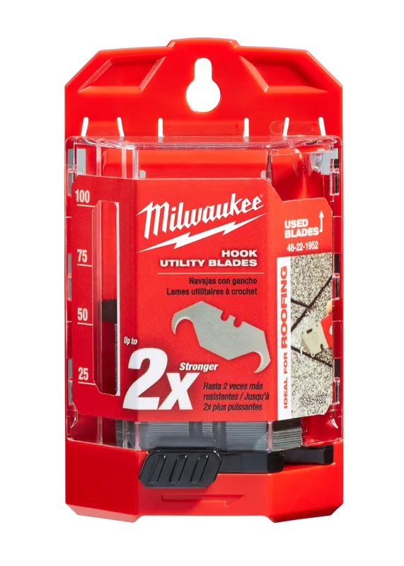 Milwaukee Electric 50Pc Hook Utility Blades - MLW-48-22-1952