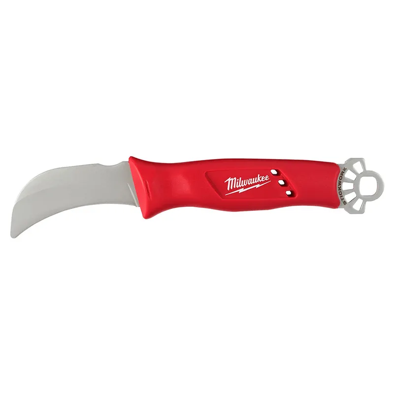 Milwaukee Electric Fixed Hawkbill Knife W/Ring - MLW-48-22-1924