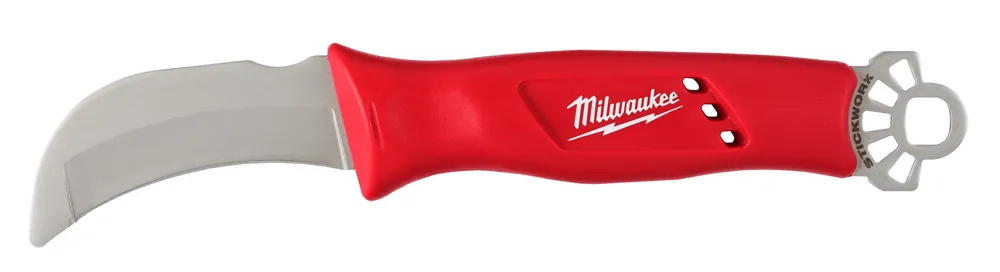 Milwaukee Electric Fixed Blunt Hawkbill Knife W/Ring - MLW-48-22-1923