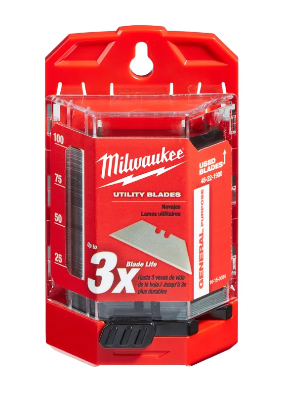 Milwaukee Electric 100Pc General Purpose Utility Blade - MLW-48-22-1900