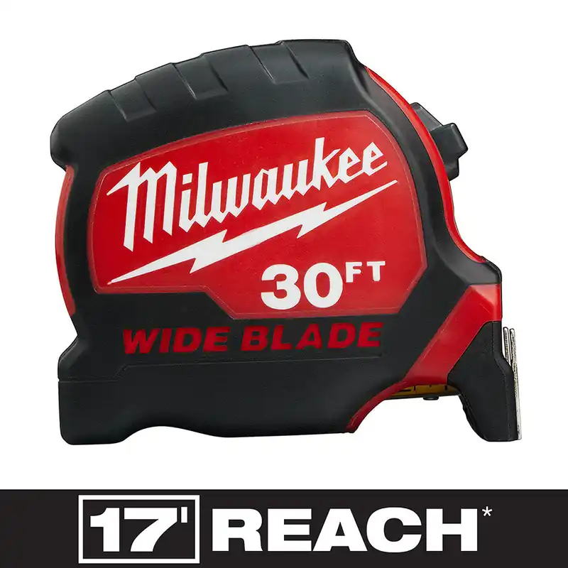 Milwaukee Electric 30Ft Wide Blade Tape Measure 14’ So - MLW-48-22-0230