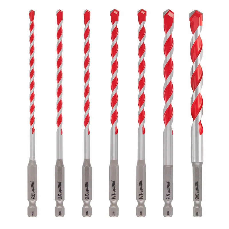 Milwaukee Electric Hamrdrill 7Pc Kit - MLW-48-20-9052
