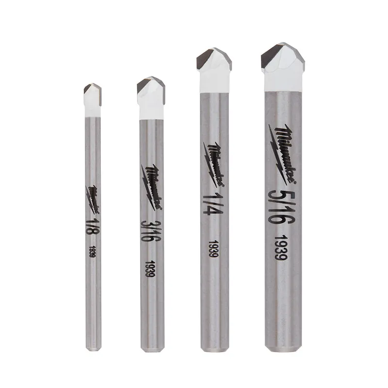Milwaukee Electric 4Pc Natural Stone Bit Set - MLW-48-20-8998
