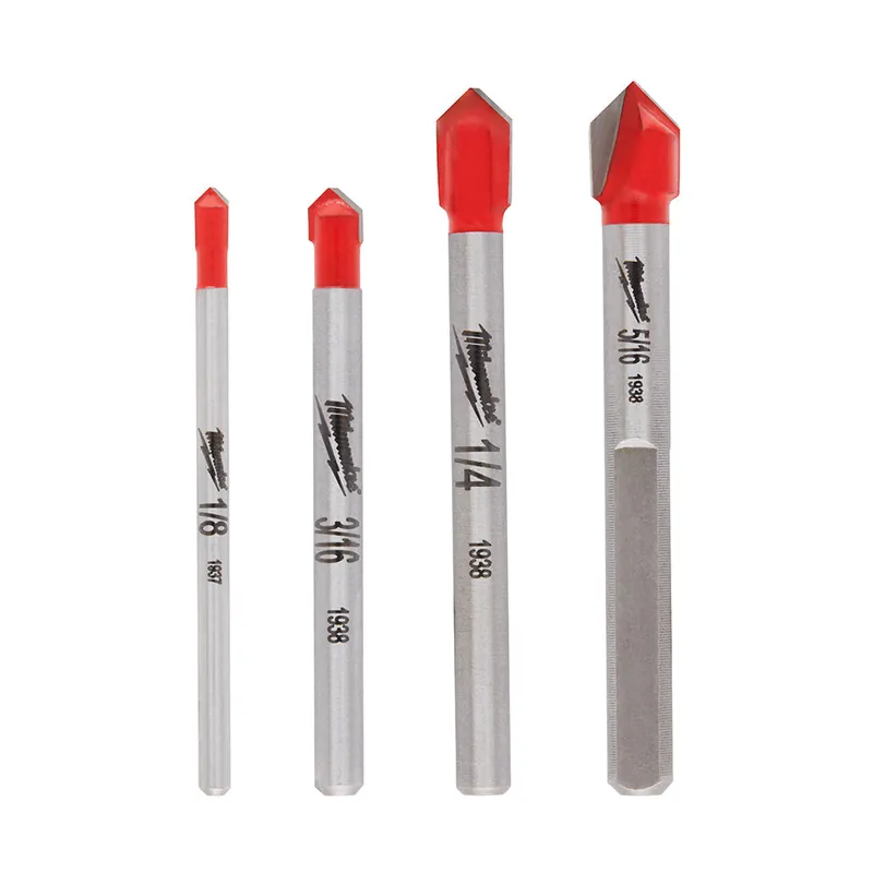 Milwaukee Electric 4Pc Glass And Tile Bit Set - MLW-48-20-8988