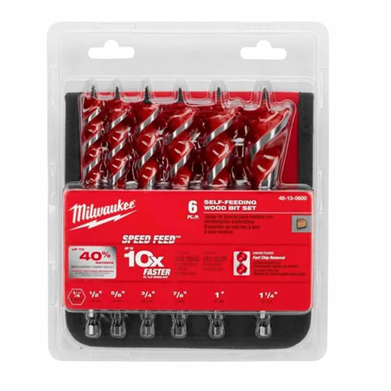 Milwaukee Electric 6 Pc Wood Bit Set - MLW-48-13-0600