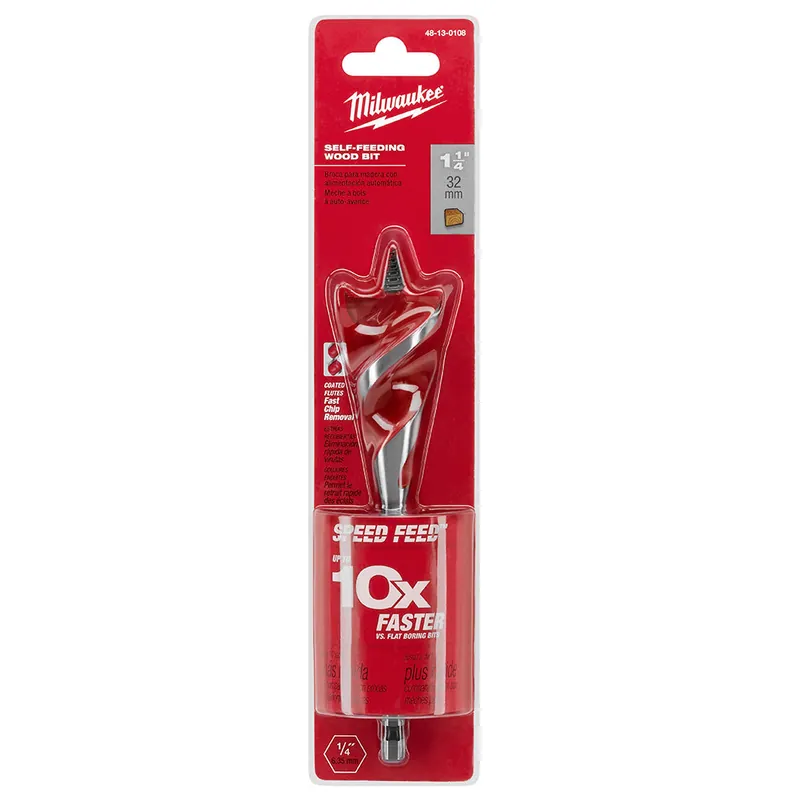 Milwaukee Electric 1-1/4In X 6In Wood Bit - MLW-48-13-0108