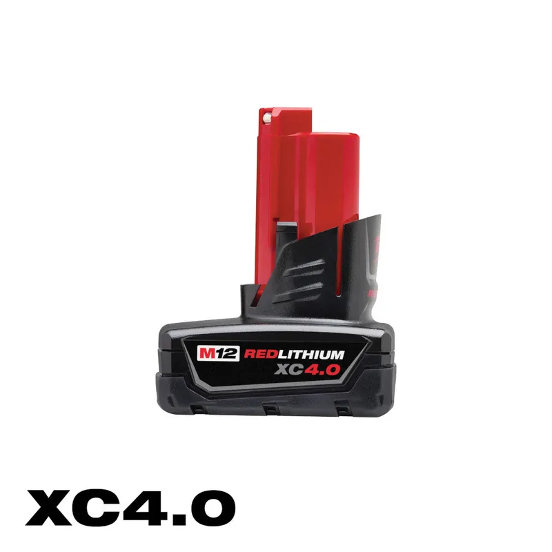 Milwaukee Electric 12V M12 Redlithium Xc 4.0 Extension Ended Capacity Battery Pack - MLW-48-11-2440