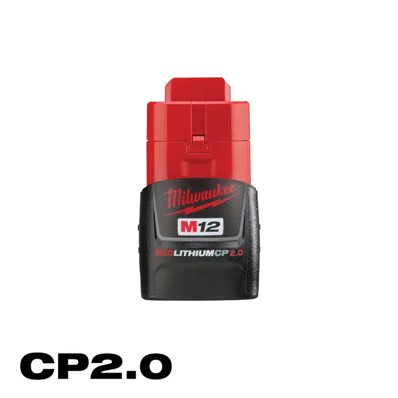 Milwaukee Electric M12 Redlithium Cp2.0 Battery, 2Ah - MLW-48-11-2420