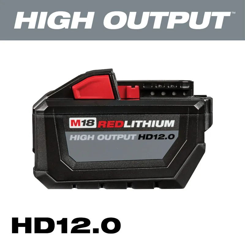 Milwaukee Electric 18V M18 Redlithium High Output Hd12.0 Battery Pack - MLW-48-11-1812