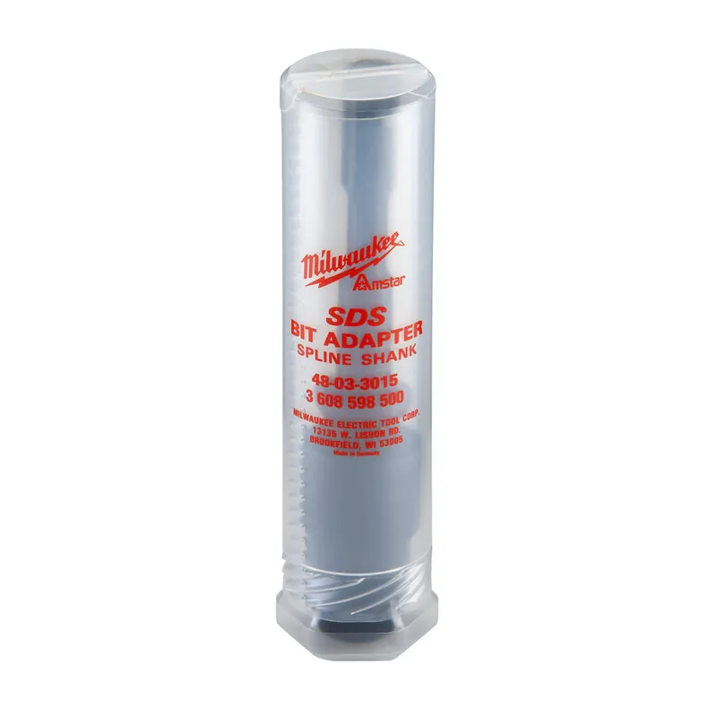 Milwaukee Electric Spline To Sds Adapter - MLW-48-03-3015