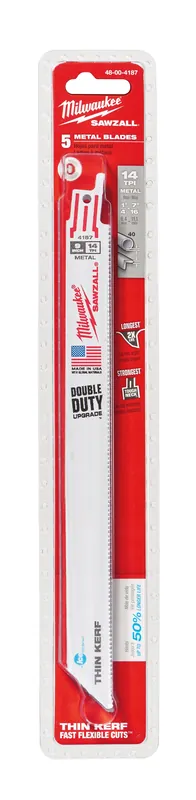 Milwaukee Electric Blade 14T 9L Ice Hard Bulk 100 - 48-01-9187 - MLW-48-01-9187