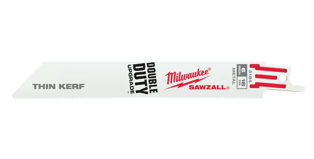 Milwaukee Electric Blade 18T 6L Thin Kerf Bulk 100 - MLW-48-01-7184