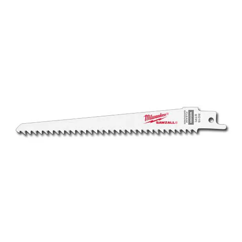 Milwaukee Electric Blade 6T 6L Clean Wood Bulk 100 - MLW-48-01-7015