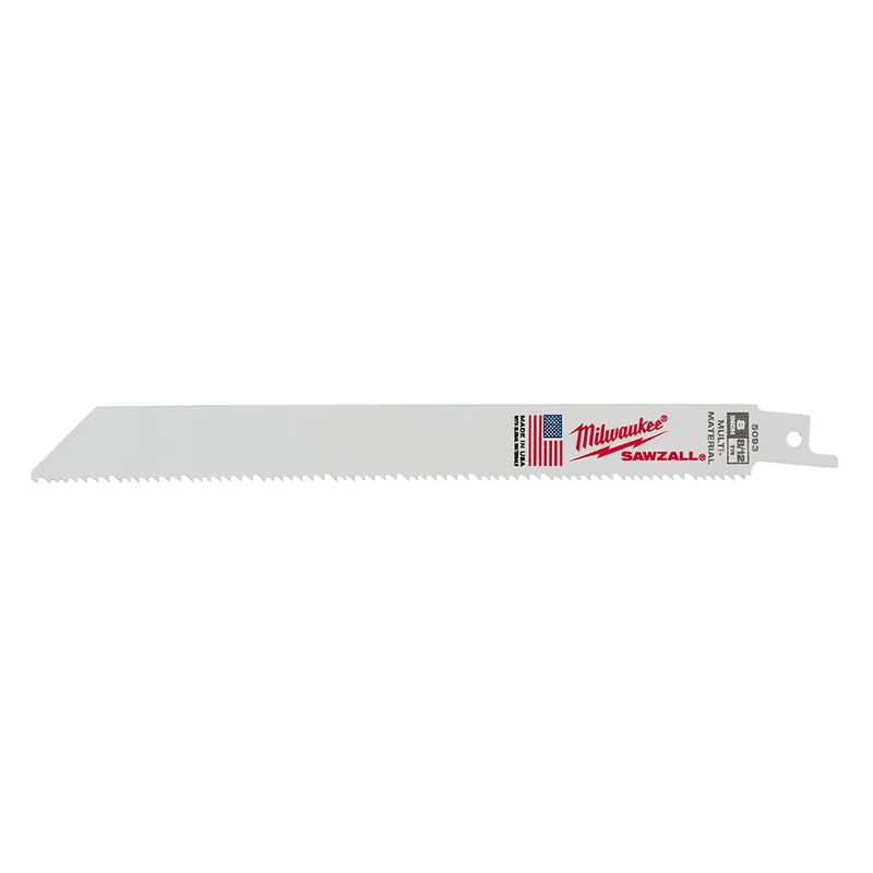 Milwaukee Electric Blade 8L 8/12T Thin Kerf Bulk 10 - MLW-48-01-2073