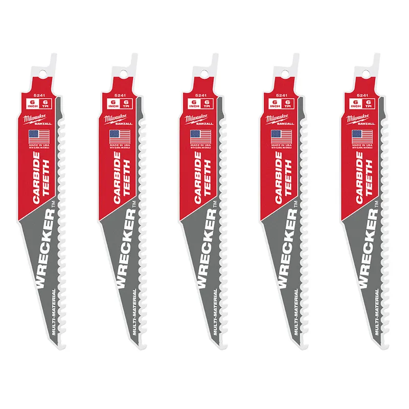 Milwaukee Electric 6" Ct Wrenchecker Sawzall Blade 5Pk - MLW-48-00-5541