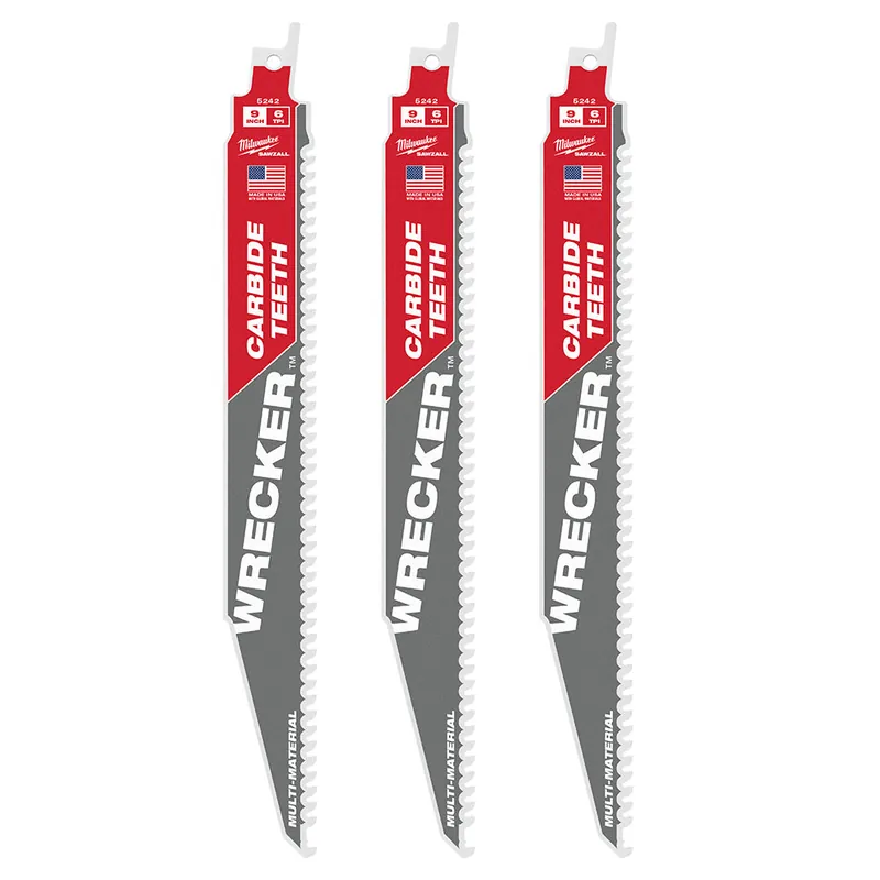 Milwaukee Electric 9" Ct Wrenchecker Sawzall Blade 3Pk - MLW-48-00-5342