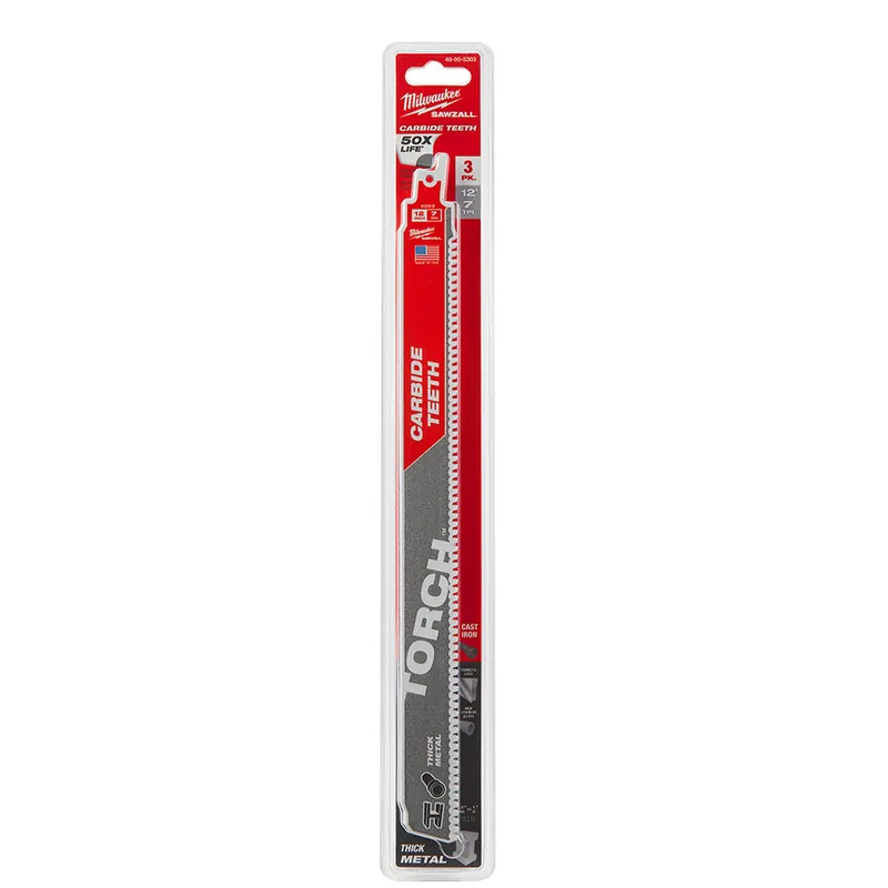 Milwaukee Electric 12In C-Torch Sawzall Bl 3Pk - MLW-48-00-5303