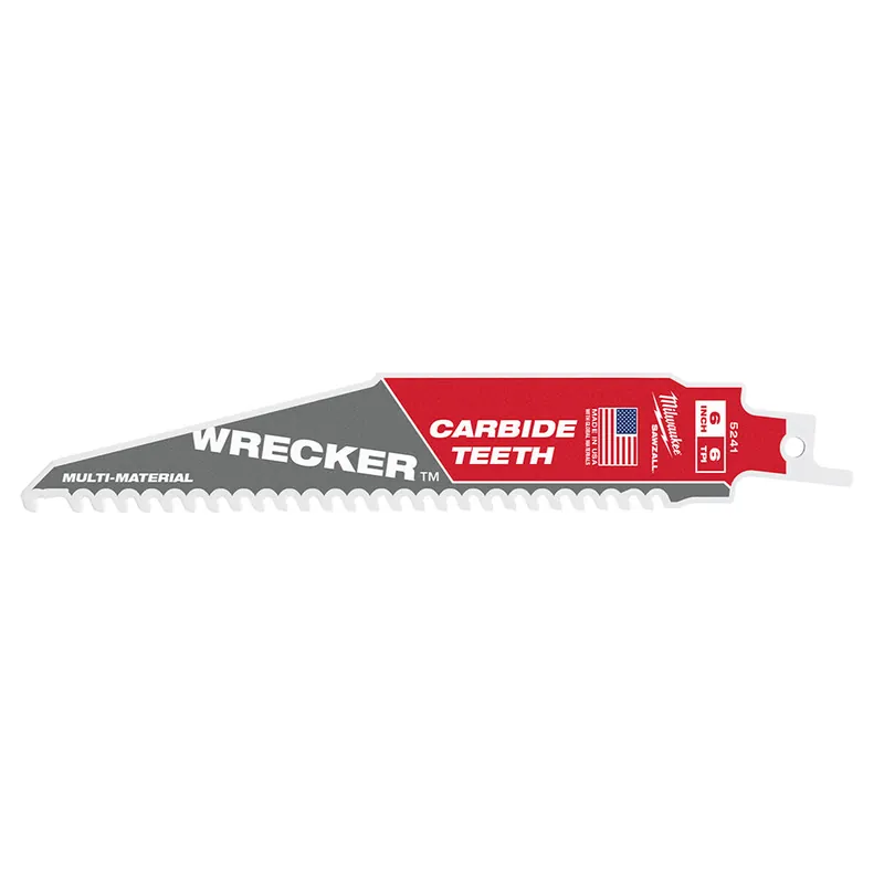 Milwaukee Electric 6" Ct Wrenchecker Sawzall Blade 1Pk - MLW-48-00-5241