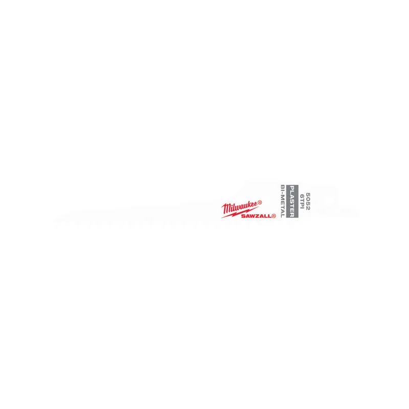 Milwaukee Electric Blade 6T 5L Plaster 5Pk - MLW-48-00-5052