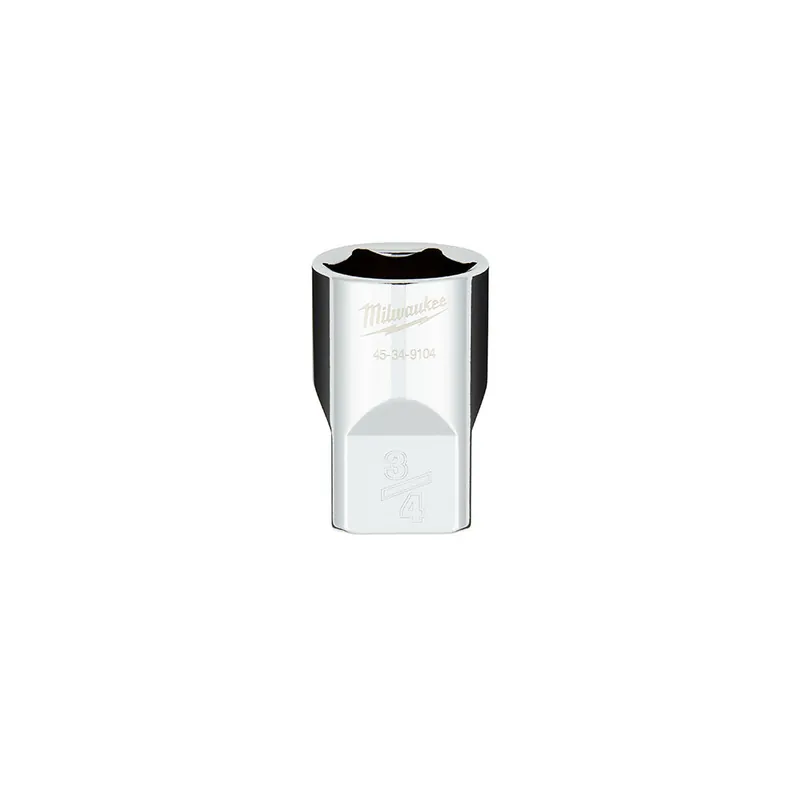 Milwaukee Electric 1/2" Drive 3/4" Socket - MLW-45-34-9104