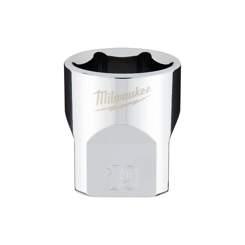 Milwaukee Electric 3/8" Drive Socket Met STD 19Mm - MLW-45-34-9089