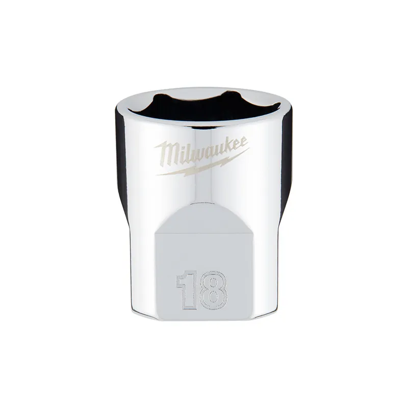 Milwaukee Electric 3/8" Drive Socket Met STD 18Mm - MLW-45-34-9088