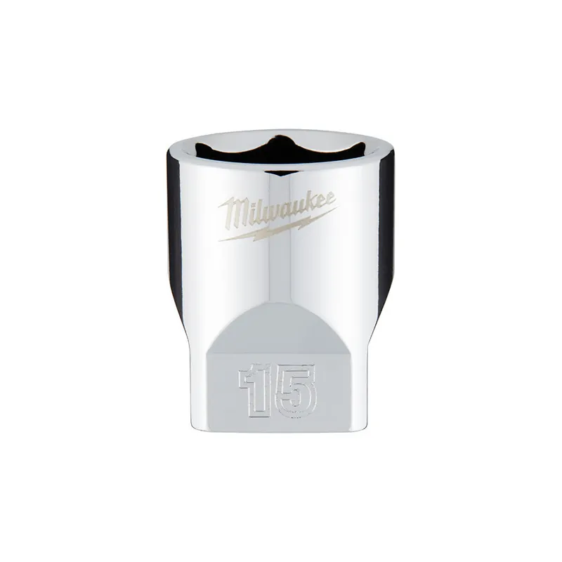 Milwaukee Electric 1/4" Drive Socket Met STD 15Mm - MLW-45-34-9041