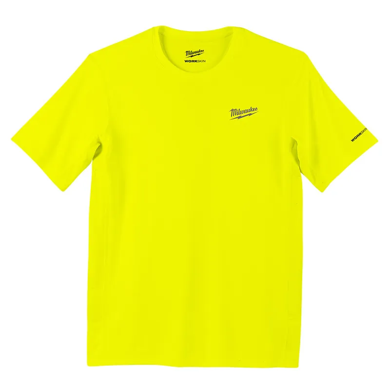 Milwaukee Electric Workskin Light Ss Shirt - Hi Vis L - MLW-414HV-L