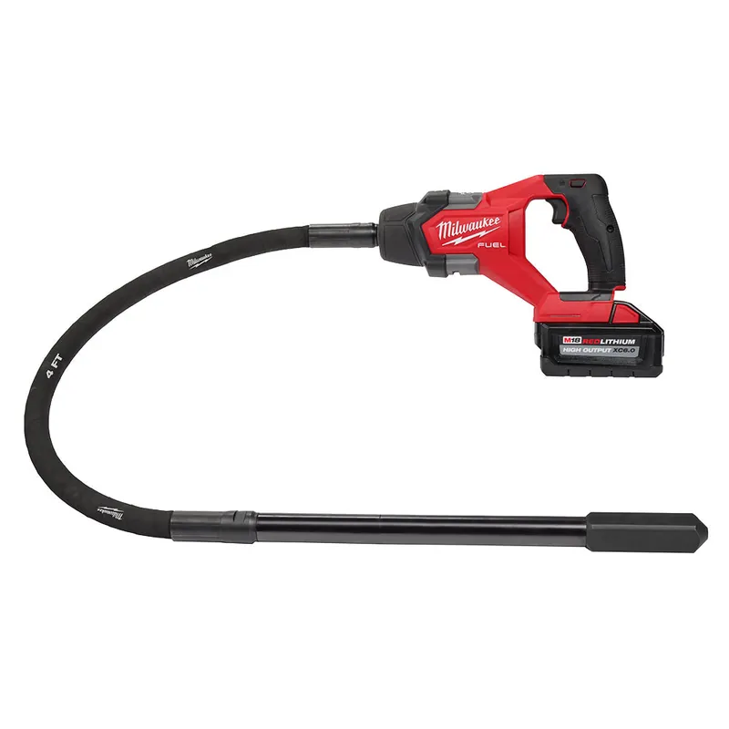 Milwaukee Electric M18 Fuel 4‘ Concrete Pencil Vibrator - MLW-2910-21
