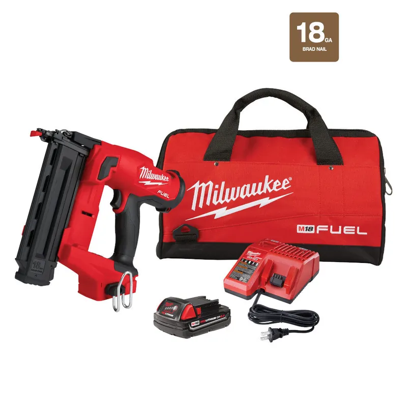 Milwaukee Electric M18 Fuel 18Ga Nailer Kit - MLW-2746-21CT