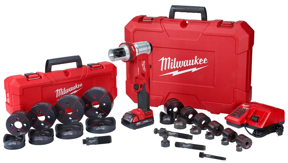 Milwaukee Electric M18 6T Ko Kit 1/2" - 4" - MLW-2677-23