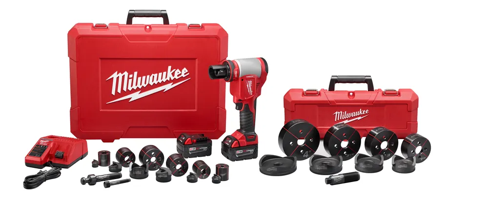 Milwaukee Electric M18 Ss Knockout 1/2" - 4" Kit - MLW-2676-23