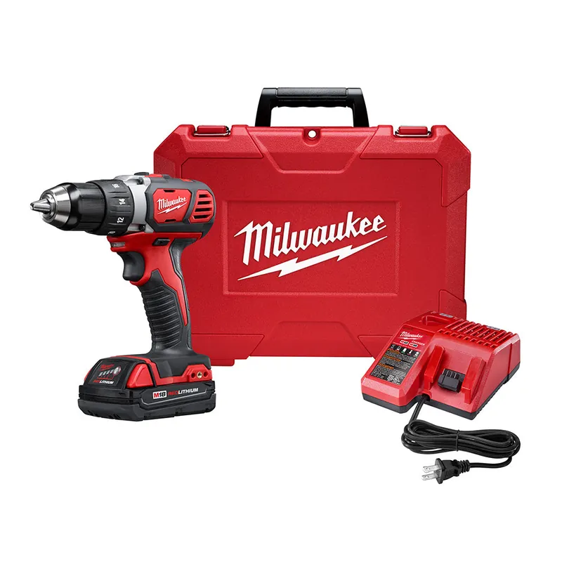 Milwaukee Electric M18 1/2" Drill Driver Cp Kit - 2606-22Ct - MLW-2606-22CT