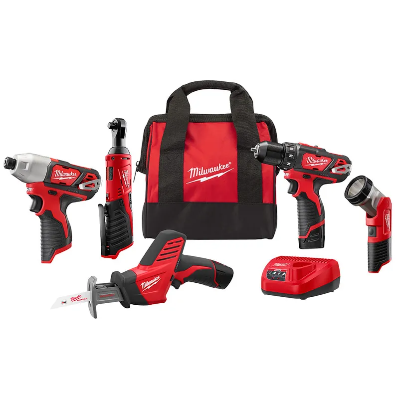 Milwaukee Electric M12 5 Pc Special Buy Kit - MLW-2498-25
