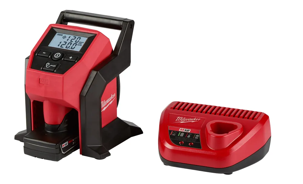 Milwaukee Electric 12V M12 Tire Inflator Kit - MLW-2475-21XC
