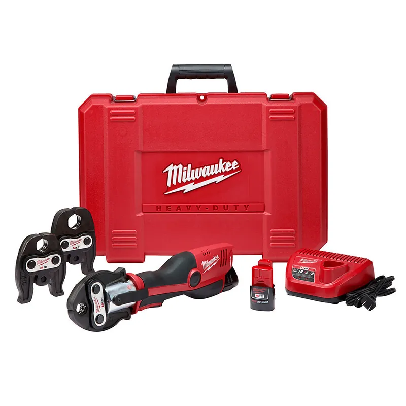Milwaukee Electric M12 Press Tool Kit - MLW-2473-22