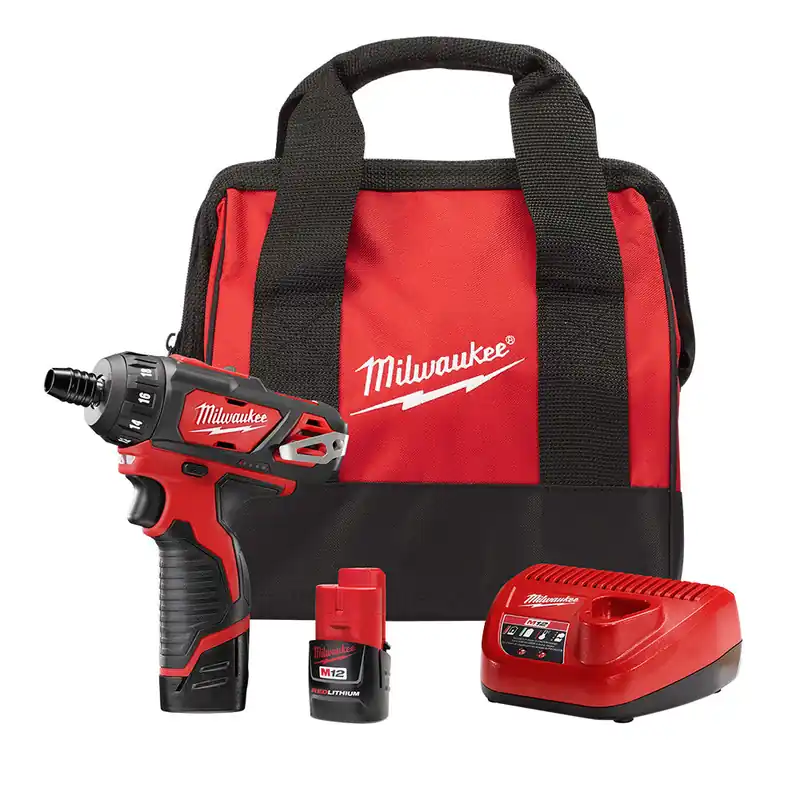 Milwaukee Electric M12 1/4 2Spd Driver Kit - MLW-2406-22