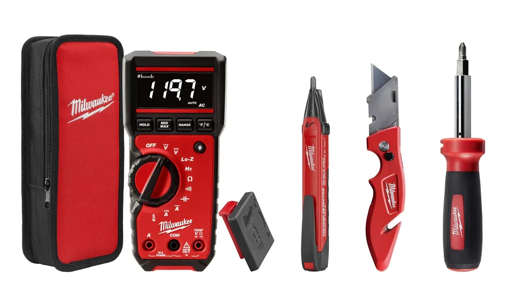 Milwaukee Electric Electrical Combo Kit - MLW-2220-20