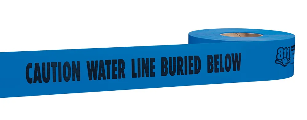 Milwaukee Electric 3X1000 Blue Water Line 4Mil Tape 1Rl - MLW-22-018