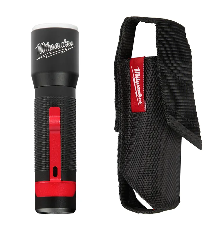 Milwaukee Electric 325/25 Lumens Focusing Flashlight With Holster, Includes (3) Aaa Batteries - MLW-2107S