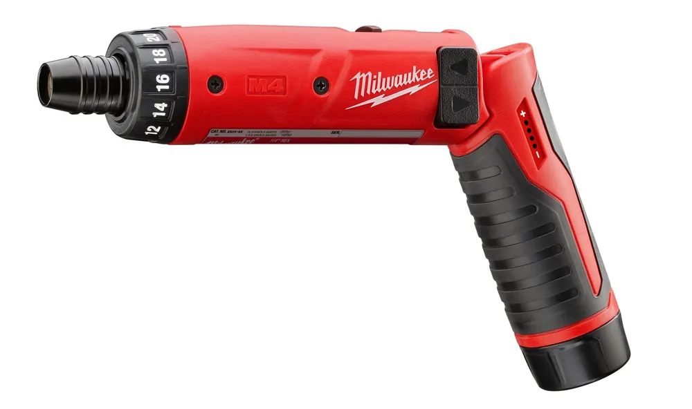 Milwaukee Electric M4 Screw Driver 2 Battery Kit - MLW-2101-22