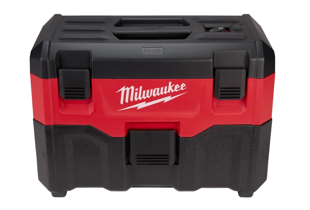 Milwaukee Electric M18 2-Gallon Wet/Dry Vacuum Inludes 6 Ft. Flexible Hose, Crevice Tool, Utility Nozzle, Hepa Filter - MLW-0880-20
