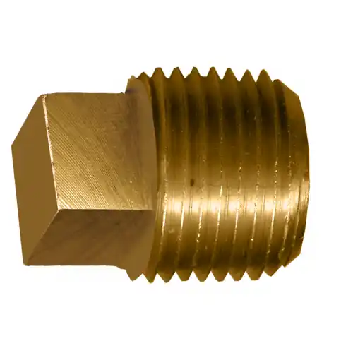 Cast Bronze Square Head Plug; 1 MPT