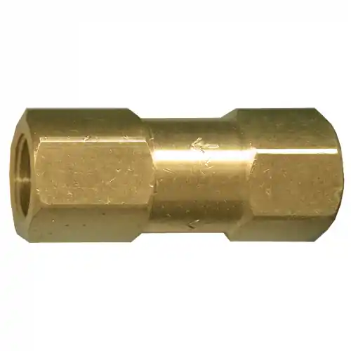 Brass Check Valve; 1/4 FPT; 3000 WOG