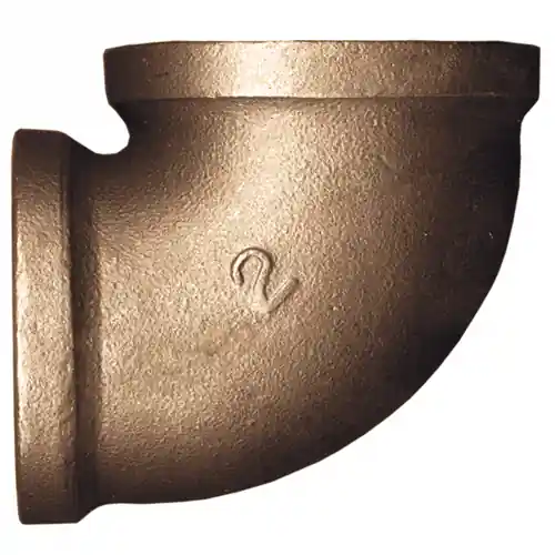 Cast Bronze 90 Elbow; 1/2 FPT